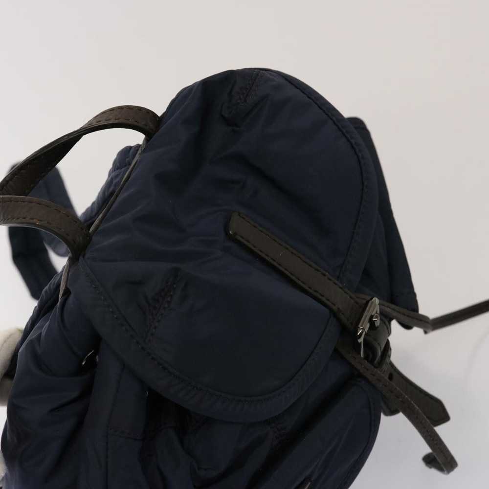 Burberry - Navy Synthetic Backpack Bag (Pre-Owned) - image 4