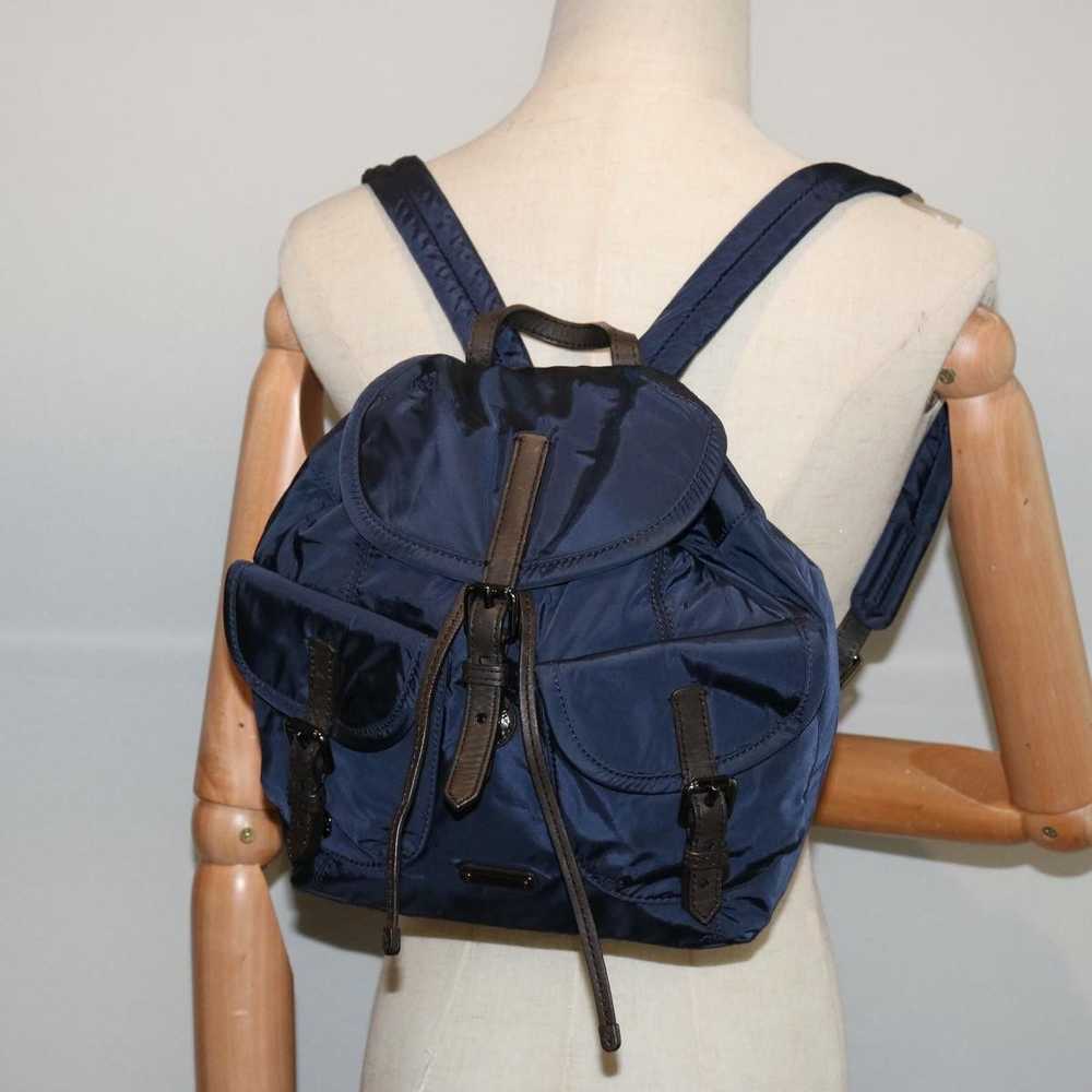 Burberry - Navy Synthetic Backpack Bag (Pre-Owned) - image 6