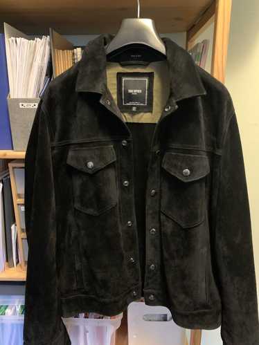 Todd Snyder Todd Snyder Dylan Black Suede Jacket