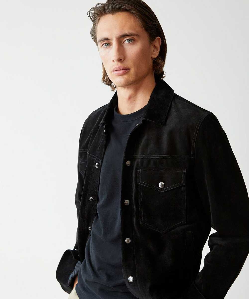 Todd Snyder Todd Snyder Dylan Black Suede Jacket - image 6