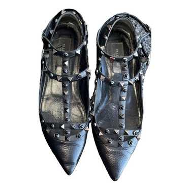 Valentino Garavani Rockstud leather ballet flats