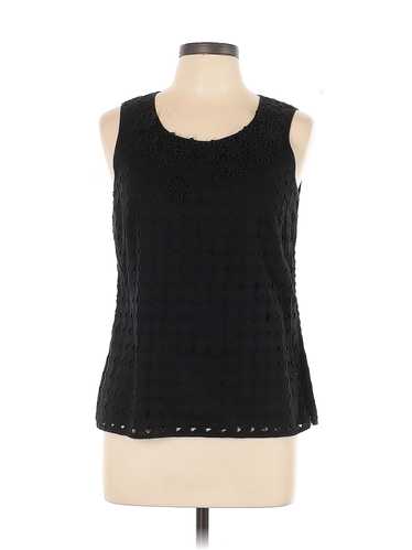 Talbots Women Black Sleeveless Blouse 10