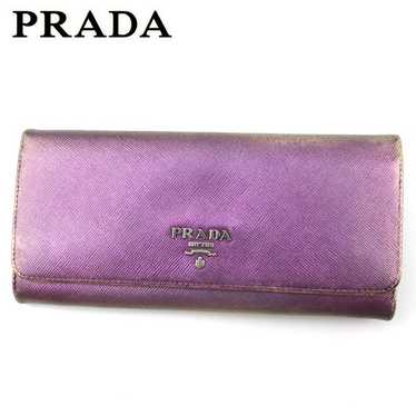 [Japan Used Wallet] Prada Long Wallet Zipper Ladi… - image 1