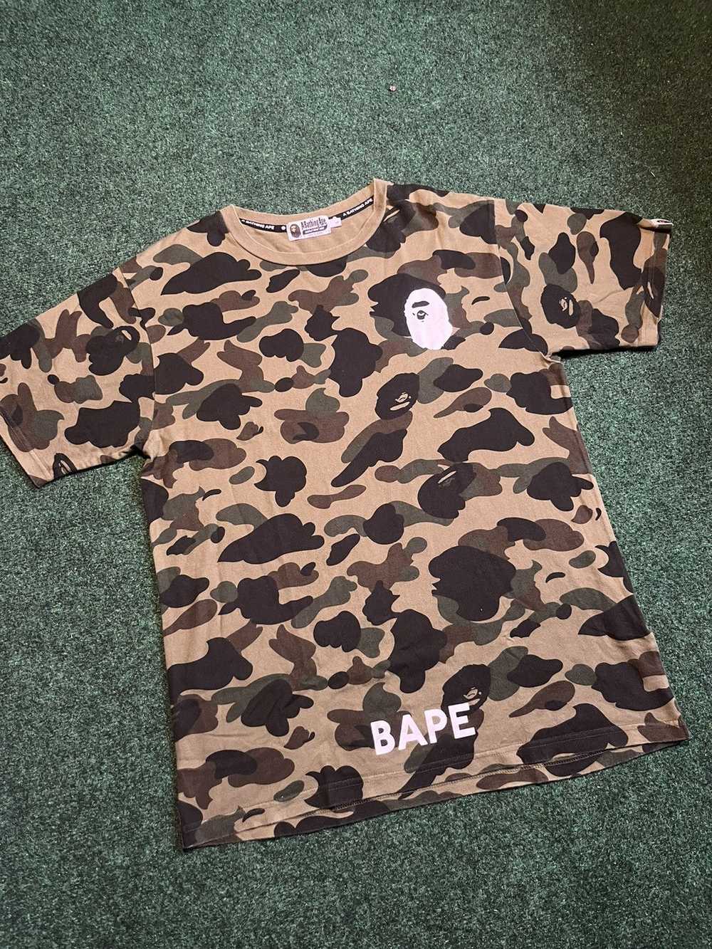 Bape 1st Camo Ape Head Tee - image 1