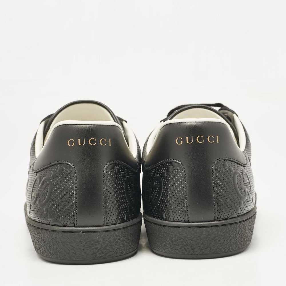 Gucci Leather trainers - image 4