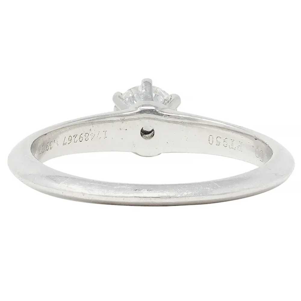 Tiffany & Co. 1999 0.39 CTW Diamond Platinum Vint… - image 7