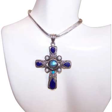 Nicky Butler Sterling Silver Blue Topaz Labradori… - image 1