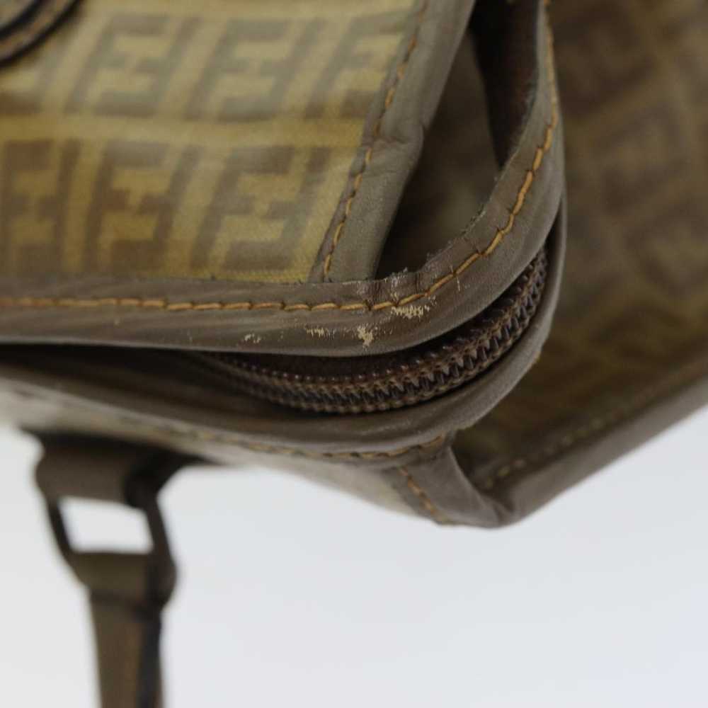 Fendi Zucchino Beige Canvas Handbag (Pre-Owned) - image 10