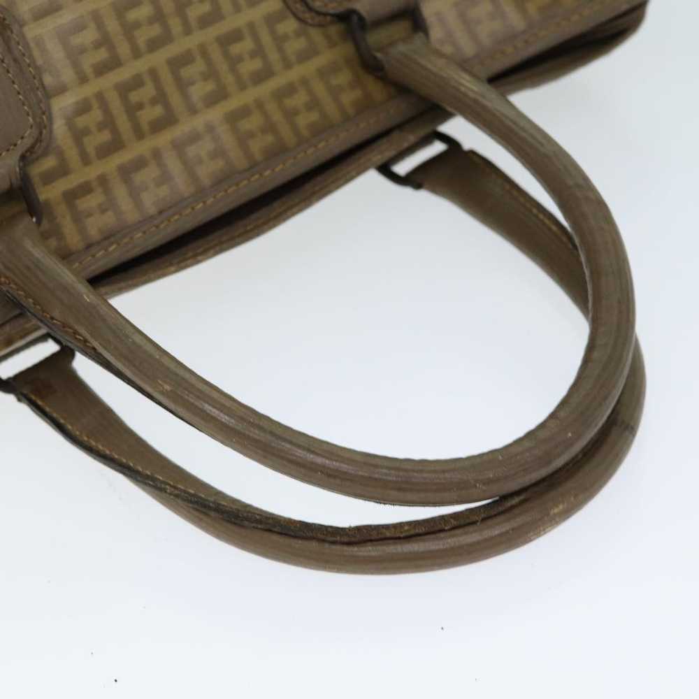 Fendi Zucchino Beige Canvas Handbag (Pre-Owned) - image 12