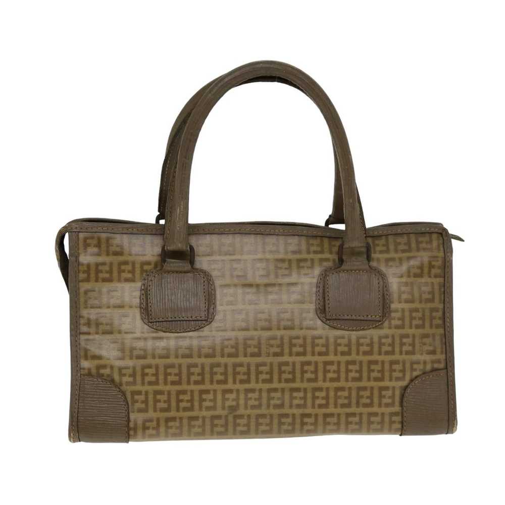 Fendi Zucchino Beige Canvas Handbag (Pre-Owned) - image 2