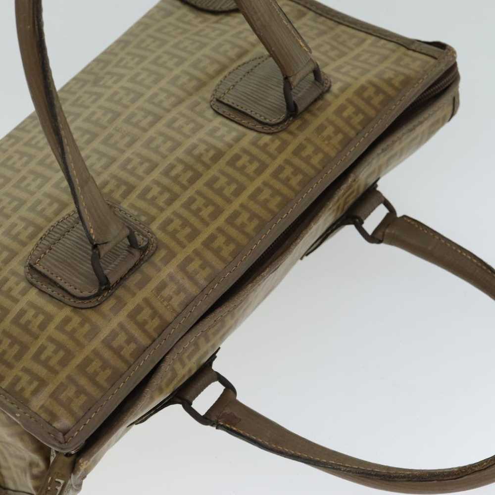 Fendi Zucchino Beige Canvas Handbag (Pre-Owned) - image 4