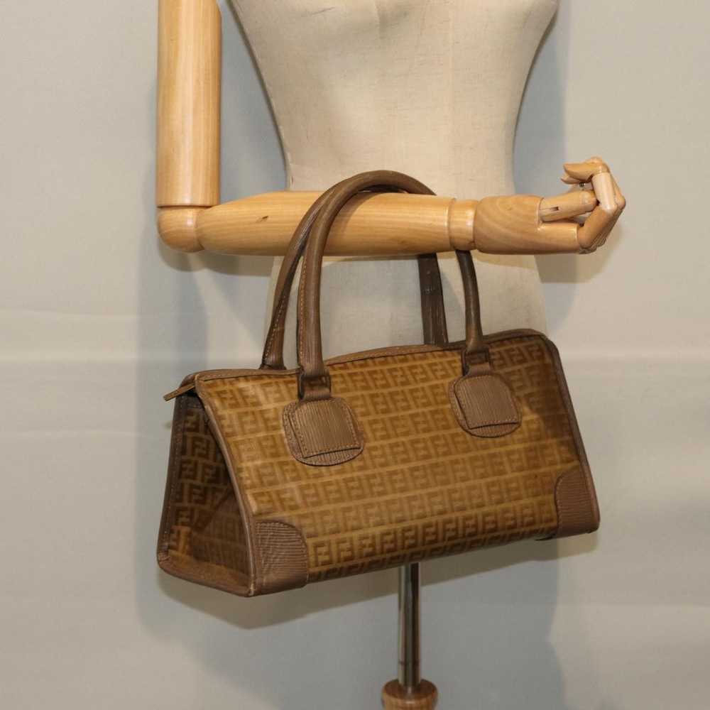 Fendi Zucchino Beige Canvas Handbag (Pre-Owned) - image 6