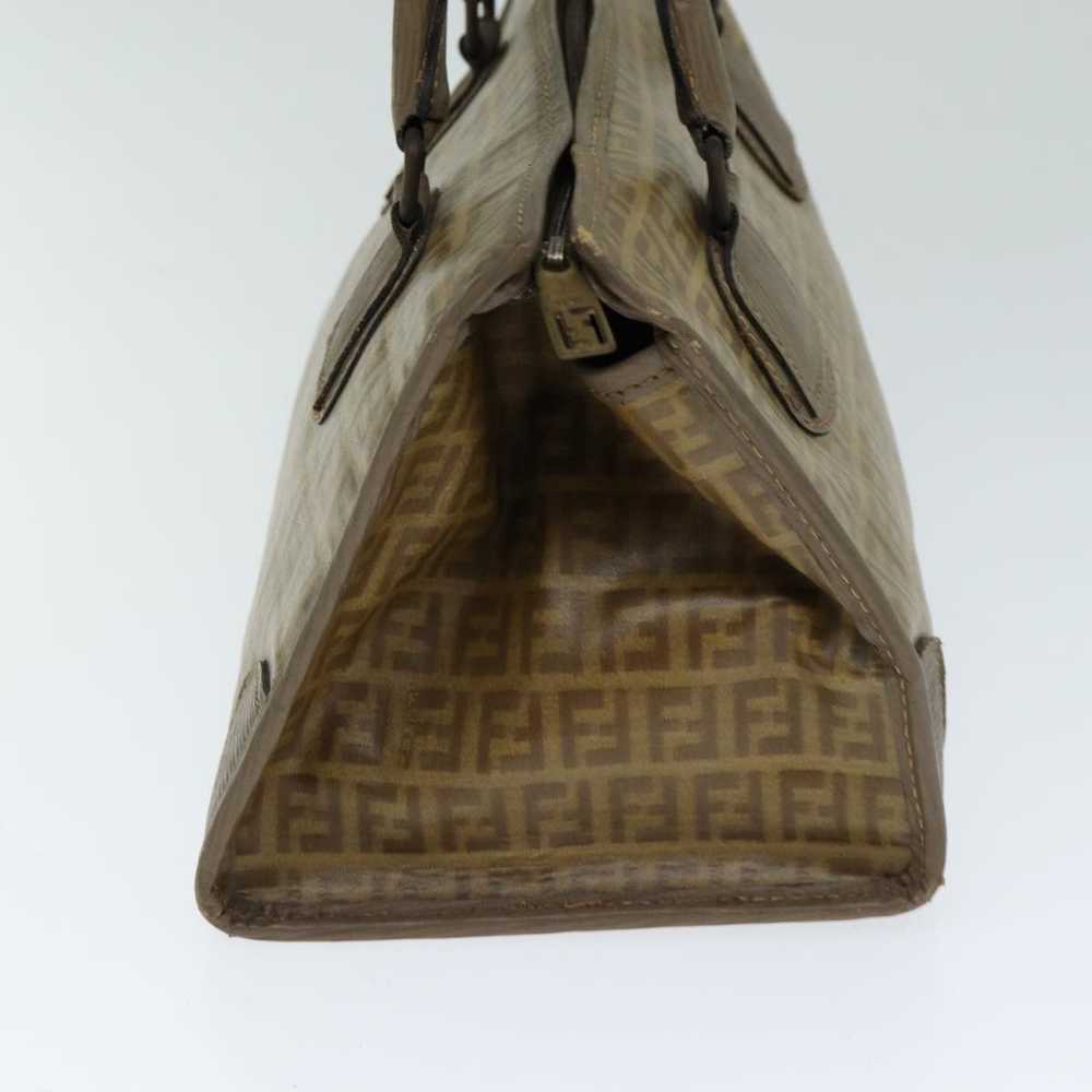 Fendi Zucchino Beige Canvas Handbag (Pre-Owned) - image 9