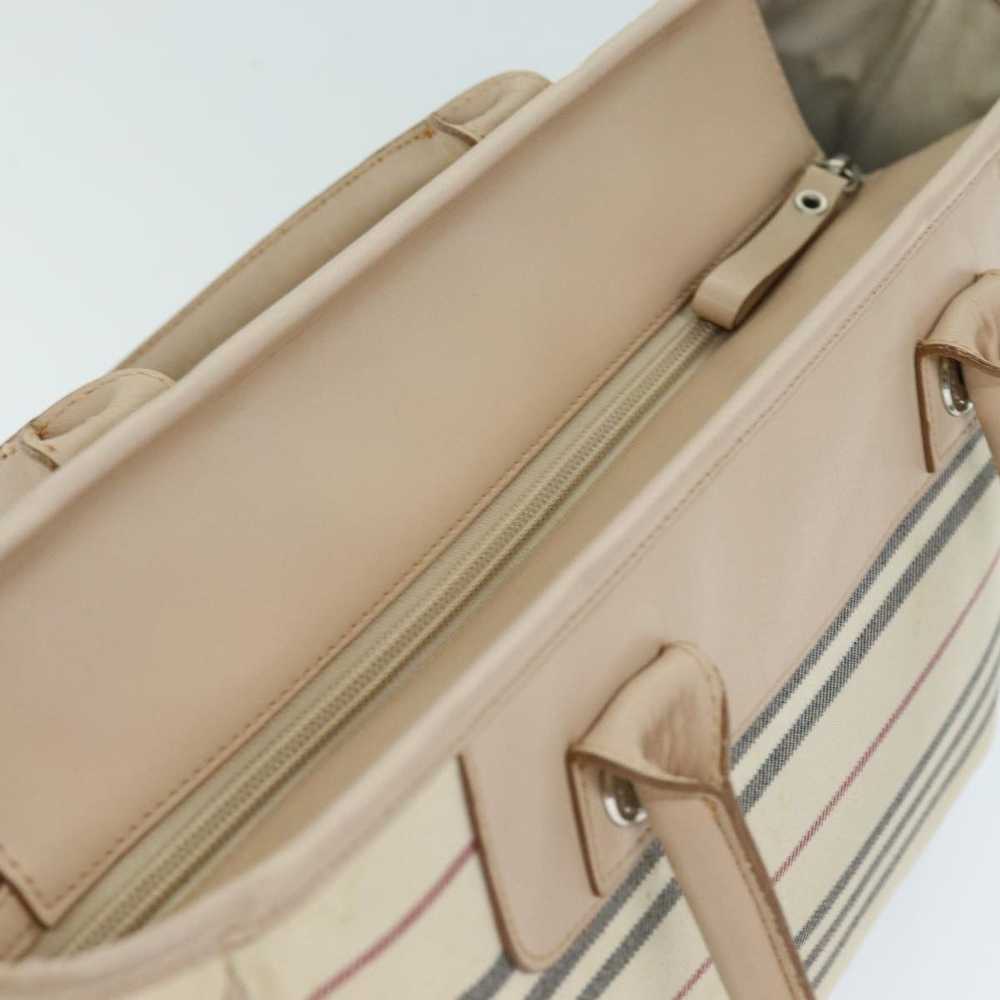 Burberry Beige Canvas Handbag (Pre-Owned) - image 12