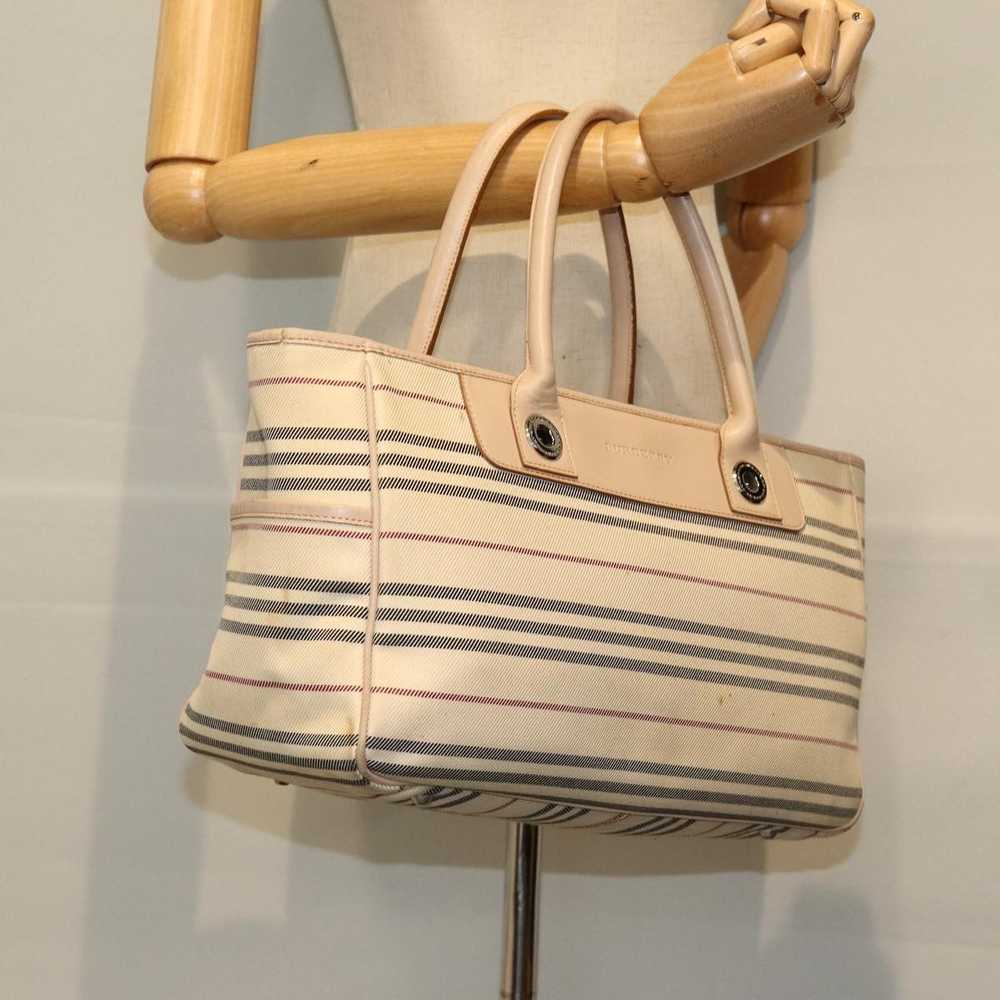 Burberry Beige Canvas Handbag (Pre-Owned) - image 6