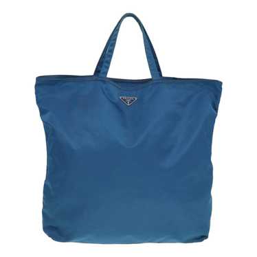 Prada Tessuto Blue Synthetic Tote Bag (Pre-Owned) - image 1