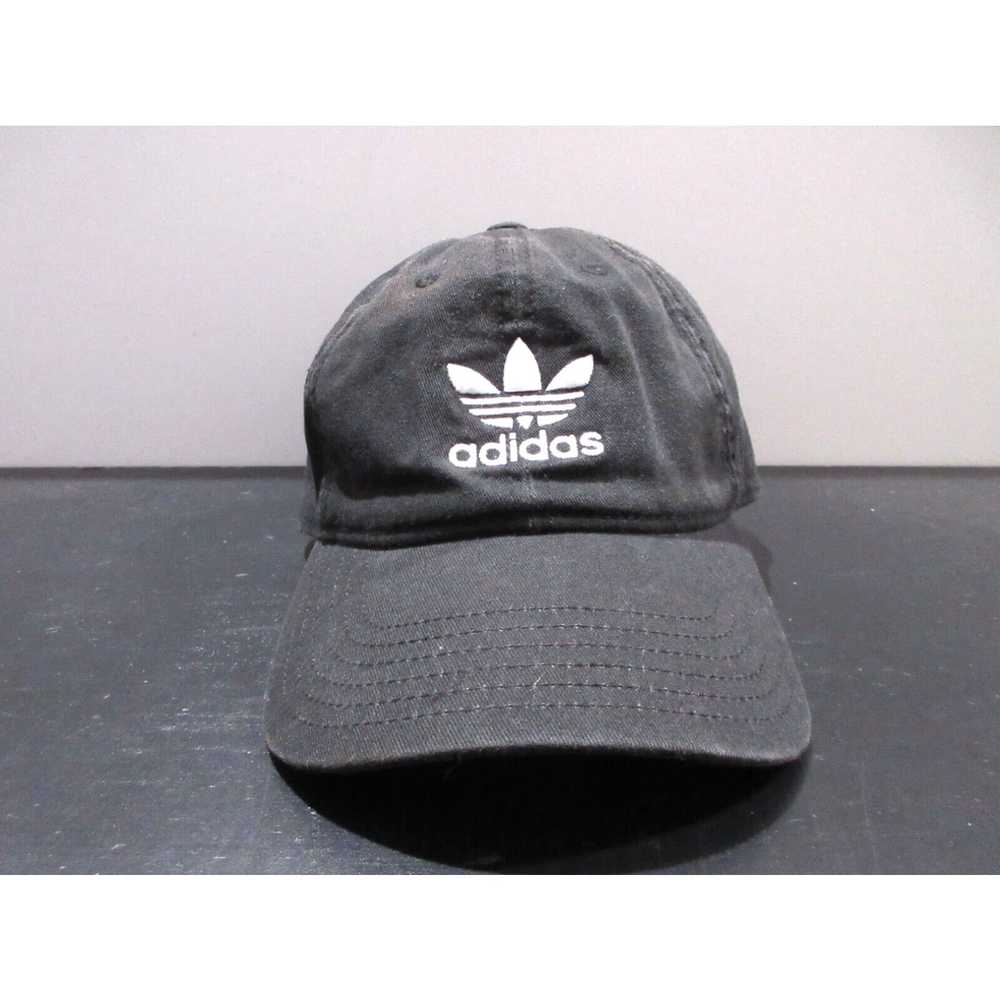 Adidas Adidas Hat Cap Strap Back Black White Tref… - image 1