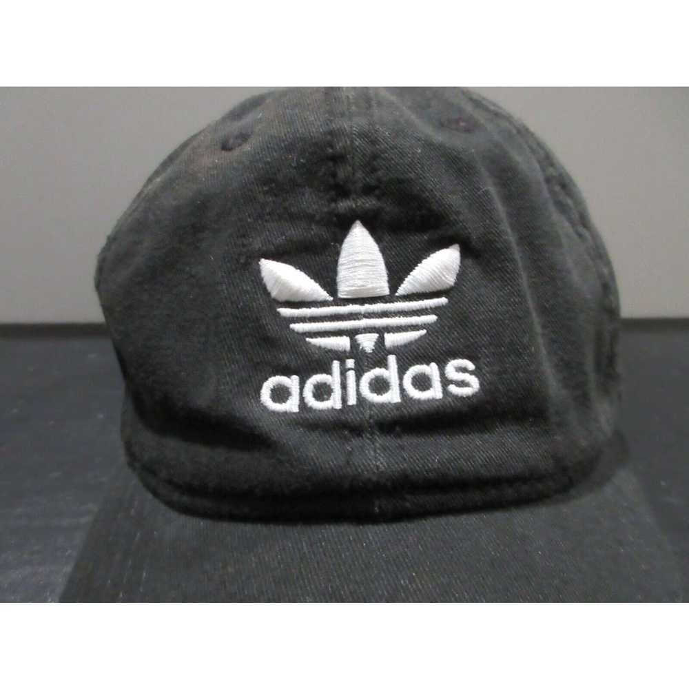 Adidas Adidas Hat Cap Strap Back Black White Tref… - image 2