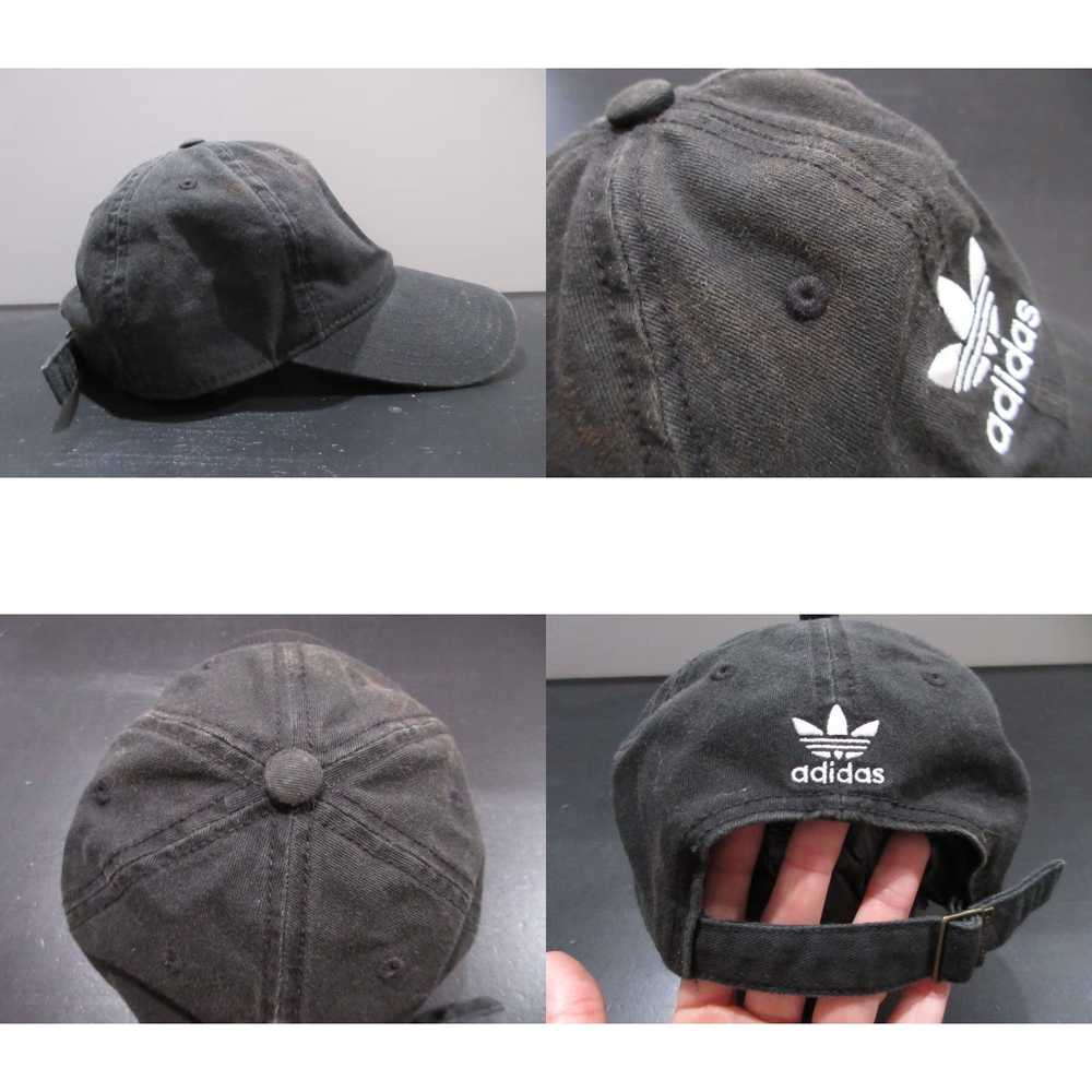 Adidas Adidas Hat Cap Strap Back Black White Tref… - image 4