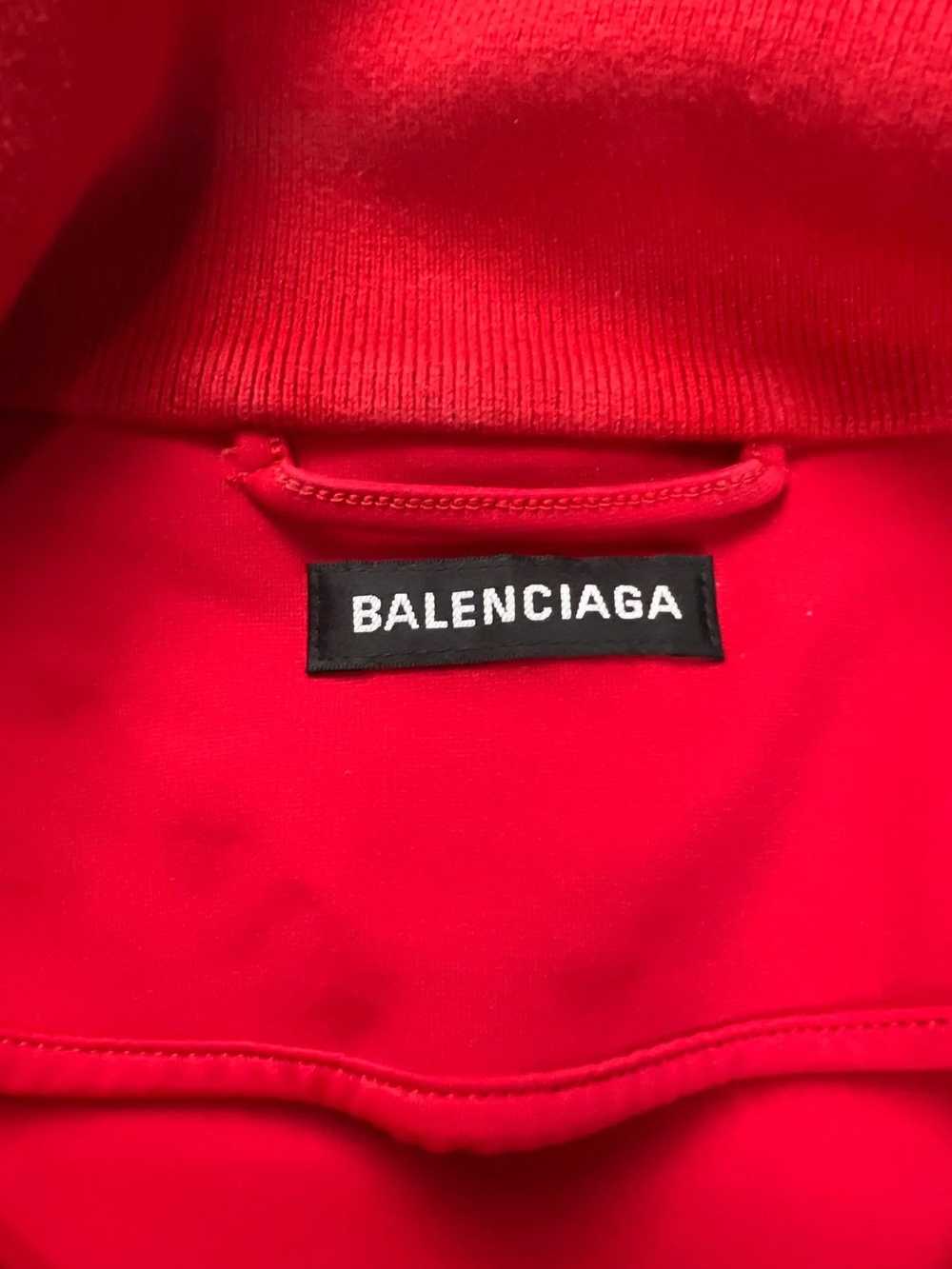 Balenciaga BALENCIAGA RED LOGO ZIP-UP TRACKJACKET… - image 5