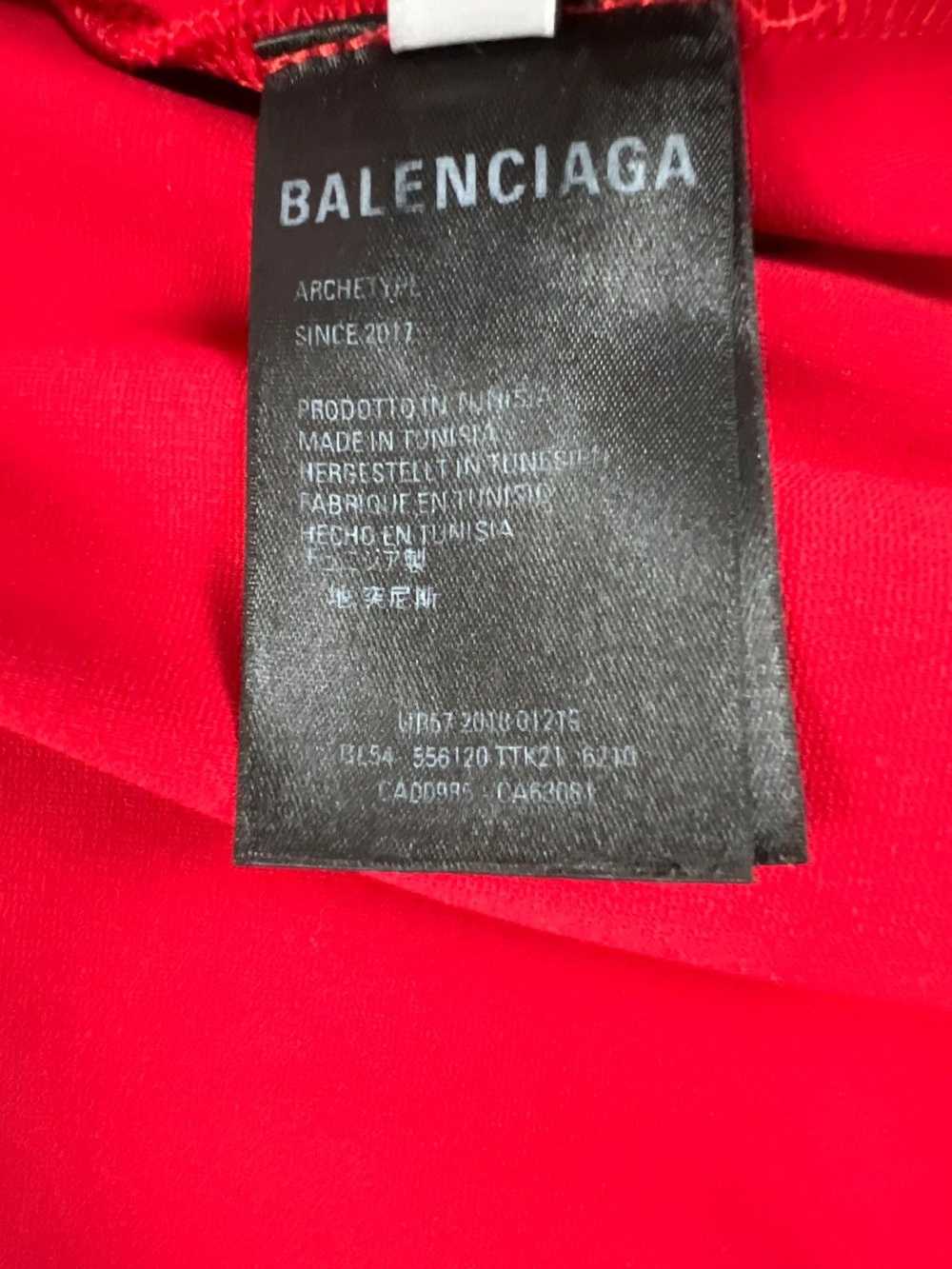 Balenciaga BALENCIAGA RED LOGO ZIP-UP TRACKJACKET… - image 7