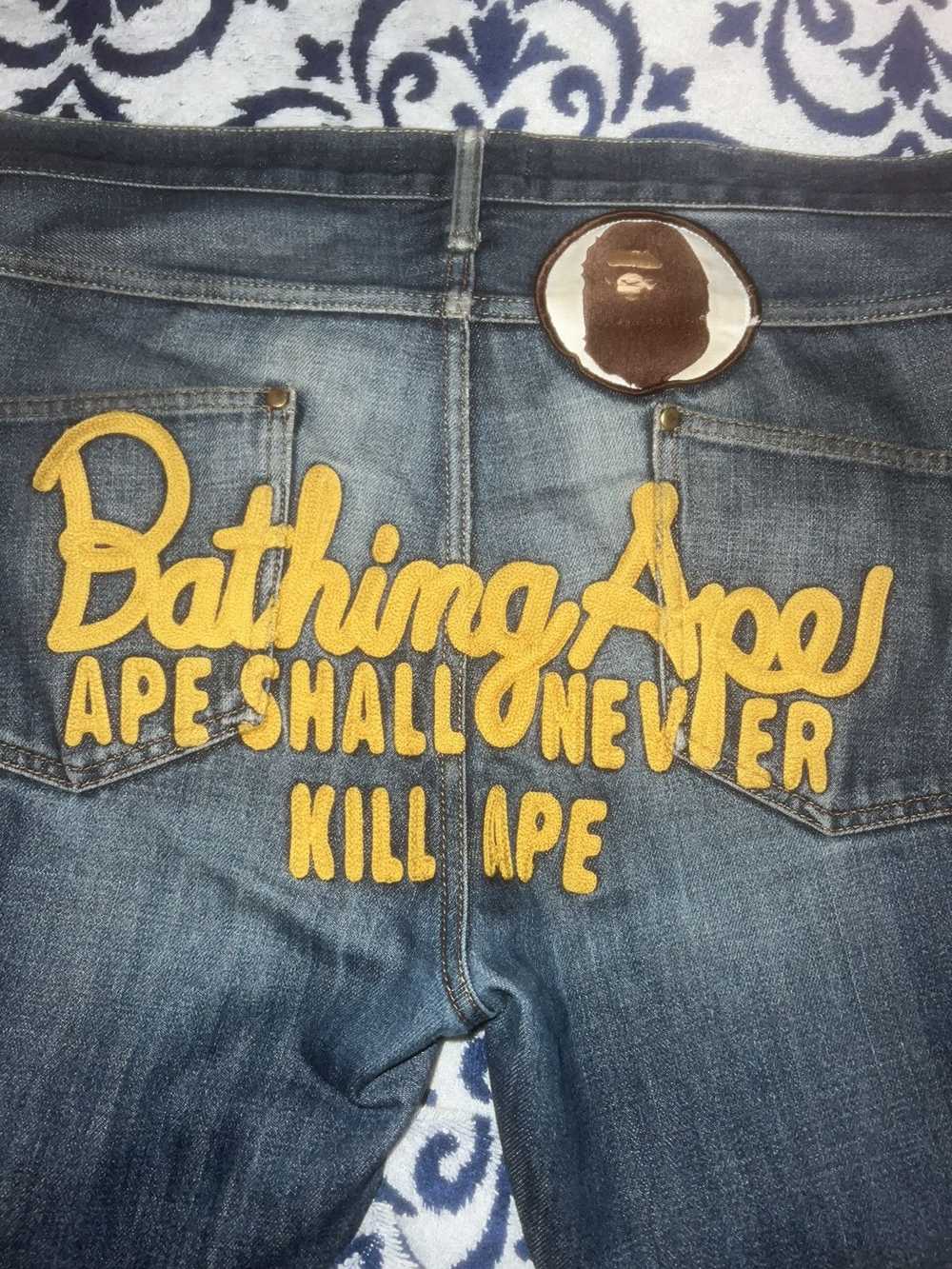 Bape Champion Logo Denim - image 1