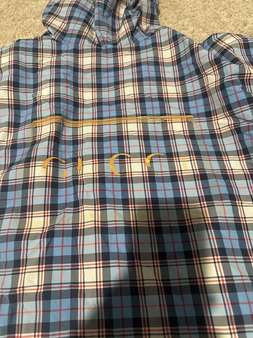 Gucci Gucci Stamp Check Windbreaker - image 2