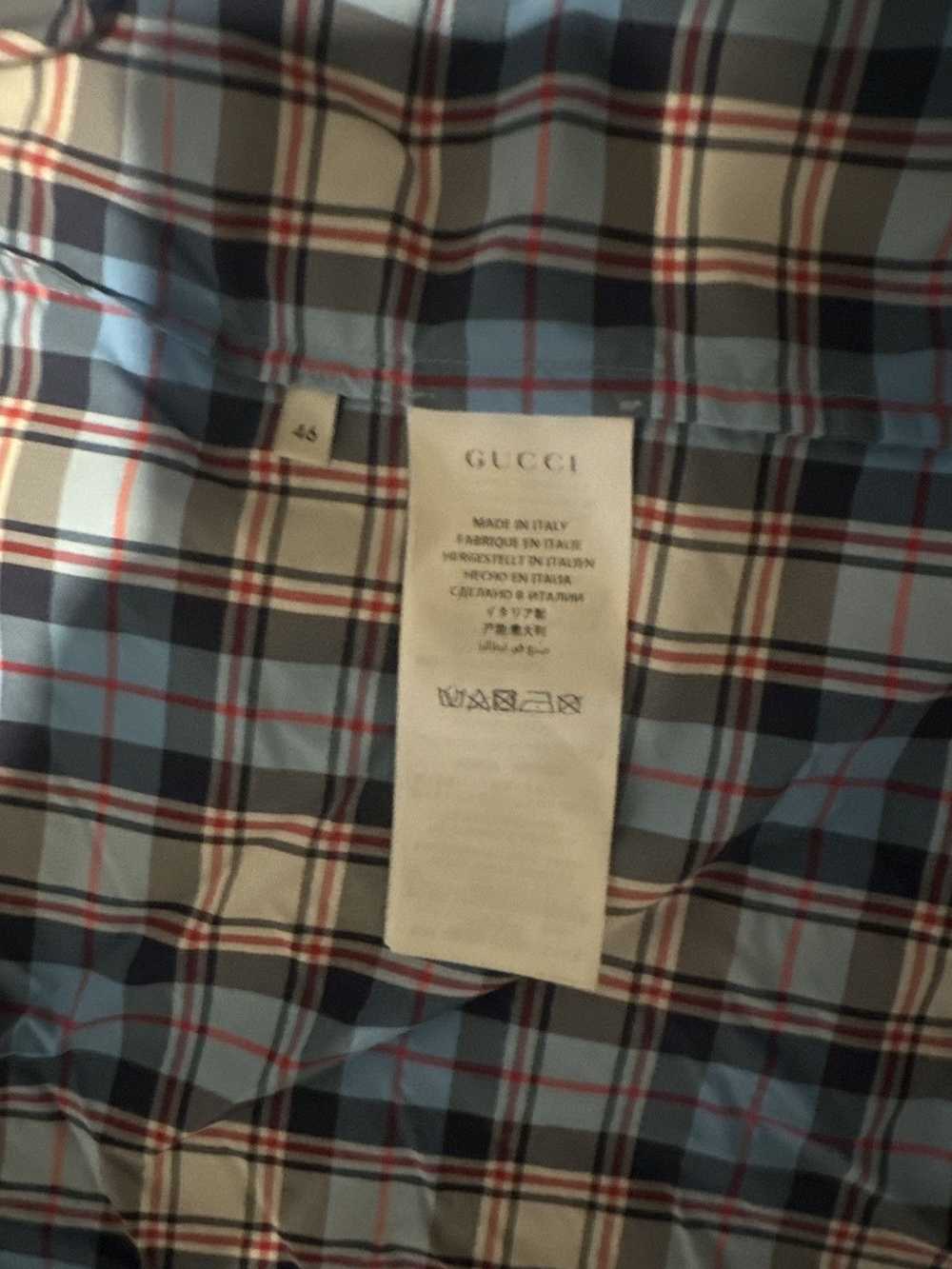 Gucci Gucci Stamp Check Windbreaker - image 3