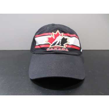 Nike Nike Hat Cap Strap Back Black Red Canada Hoc… - image 1