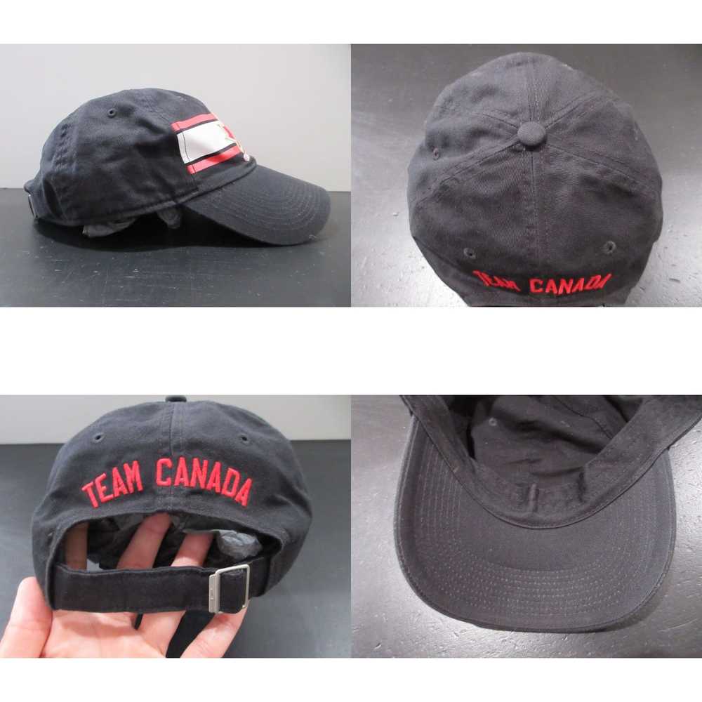 Nike Nike Hat Cap Strap Back Black Red Canada Hoc… - image 4