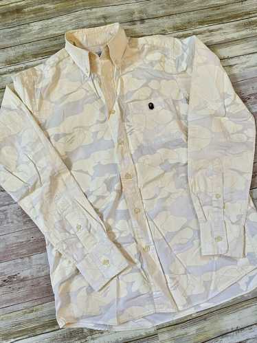 Bape White Camo Shirt