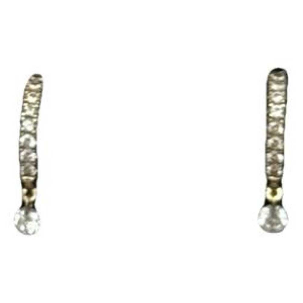 Non Signé / Unsigned Yellow gold earrings - image 1