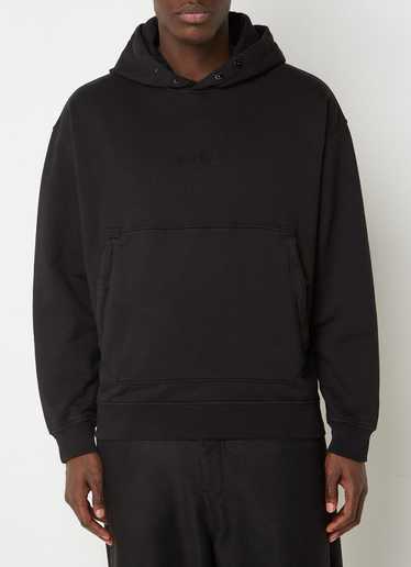 Stone Island Stone Island Black embroidered hoodie