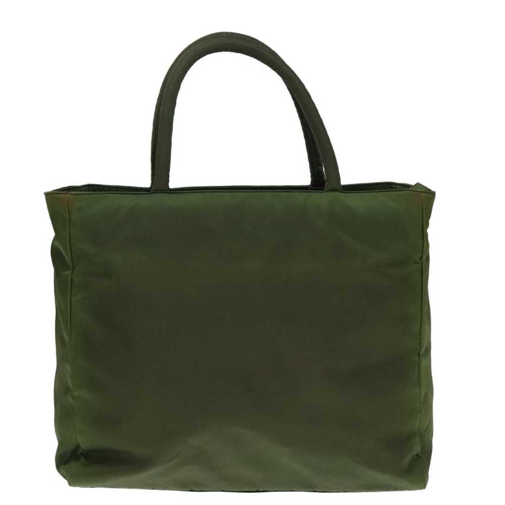 Prada Tessuto Khaki Synthetic Handbag (Pre-Owned) - image 2