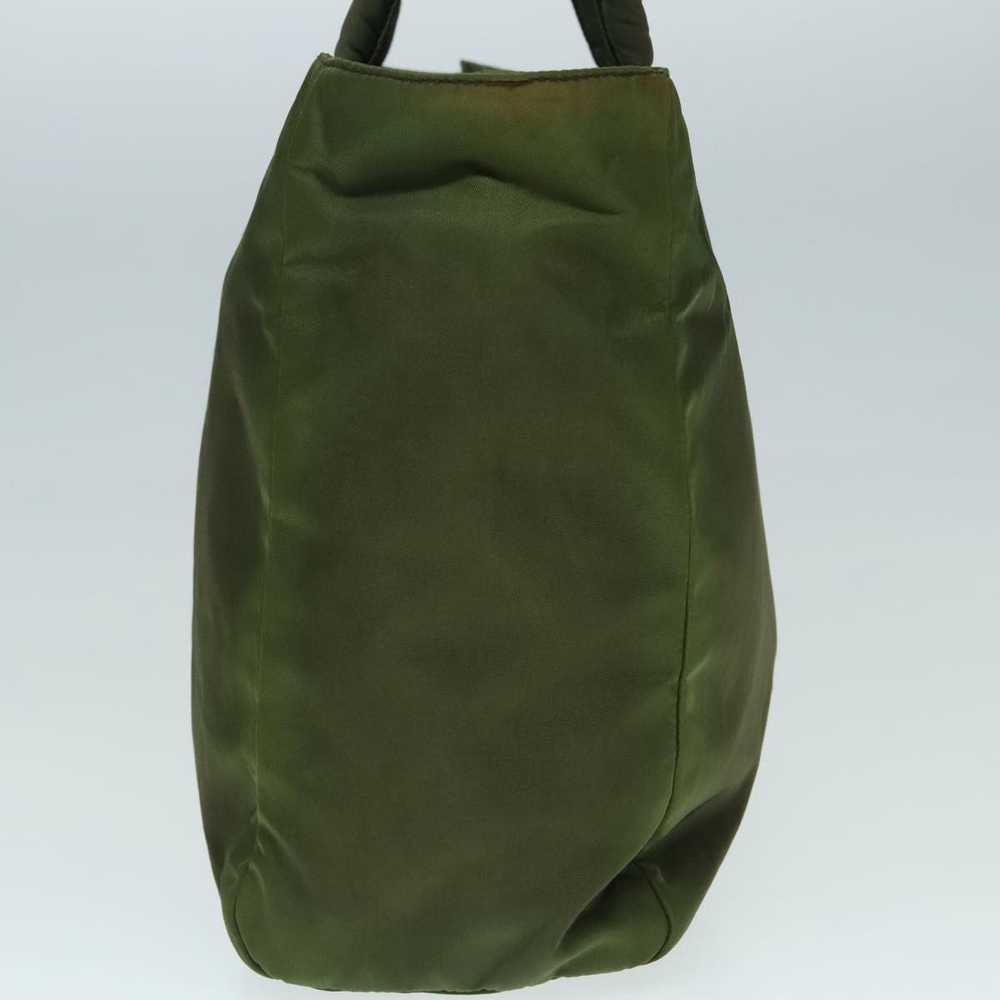 Prada Tessuto Khaki Synthetic Handbag (Pre-Owned) - image 3