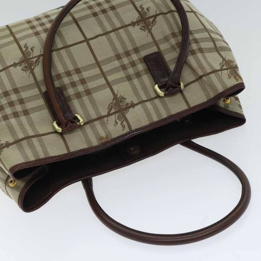 Burberry Nova Check Beige Canvas Tote Bag (Pre-Ow… - image 12