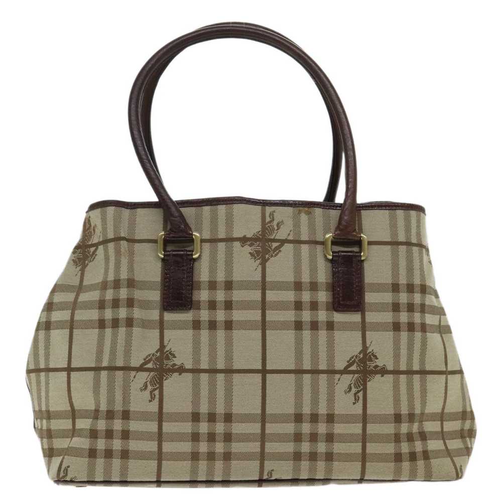 Burberry Nova Check Beige Canvas Tote Bag (Pre-Ow… - image 1