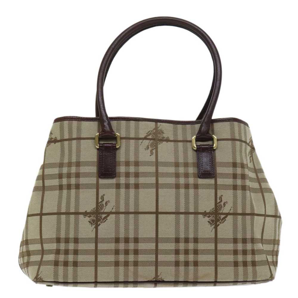 Burberry Nova Check Beige Canvas Tote Bag (Pre-Ow… - image 2