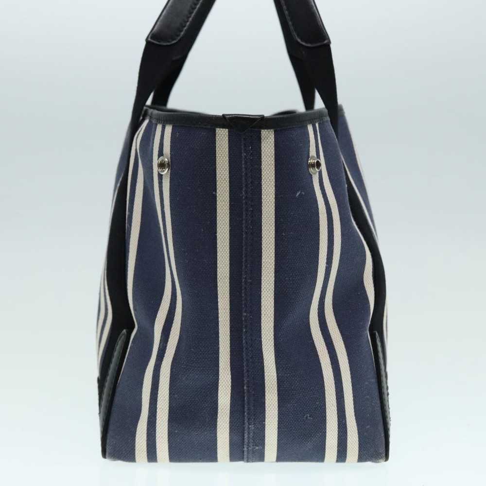 Balenciaga Navy Cabas Blue Canvas Handbag (Pre-Ow… - image 10