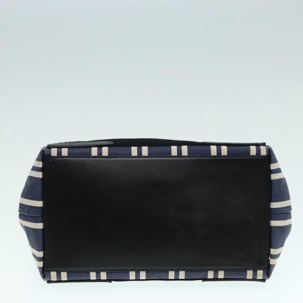 Balenciaga Navy Cabas Blue Canvas Handbag (Pre-Ow… - image 3