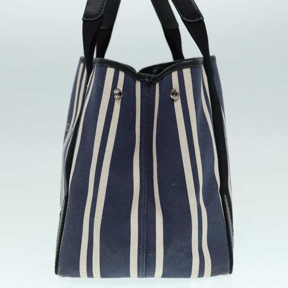 Balenciaga Navy Cabas Blue Canvas Handbag (Pre-Ow… - image 9