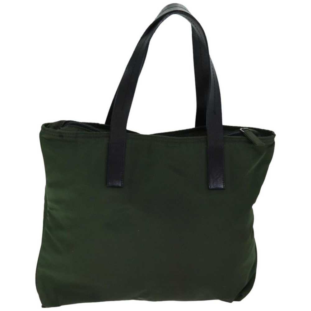 Prada Tessuto Khaki Synthetic Tote Bag (Pre-Owned) - image 2