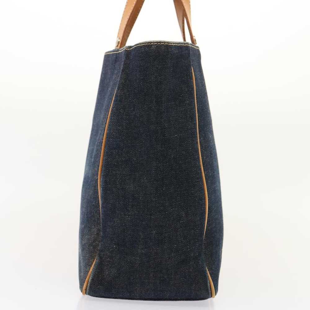 Burberry Navy Canvas Handbag (Pre-Owned) - image 4