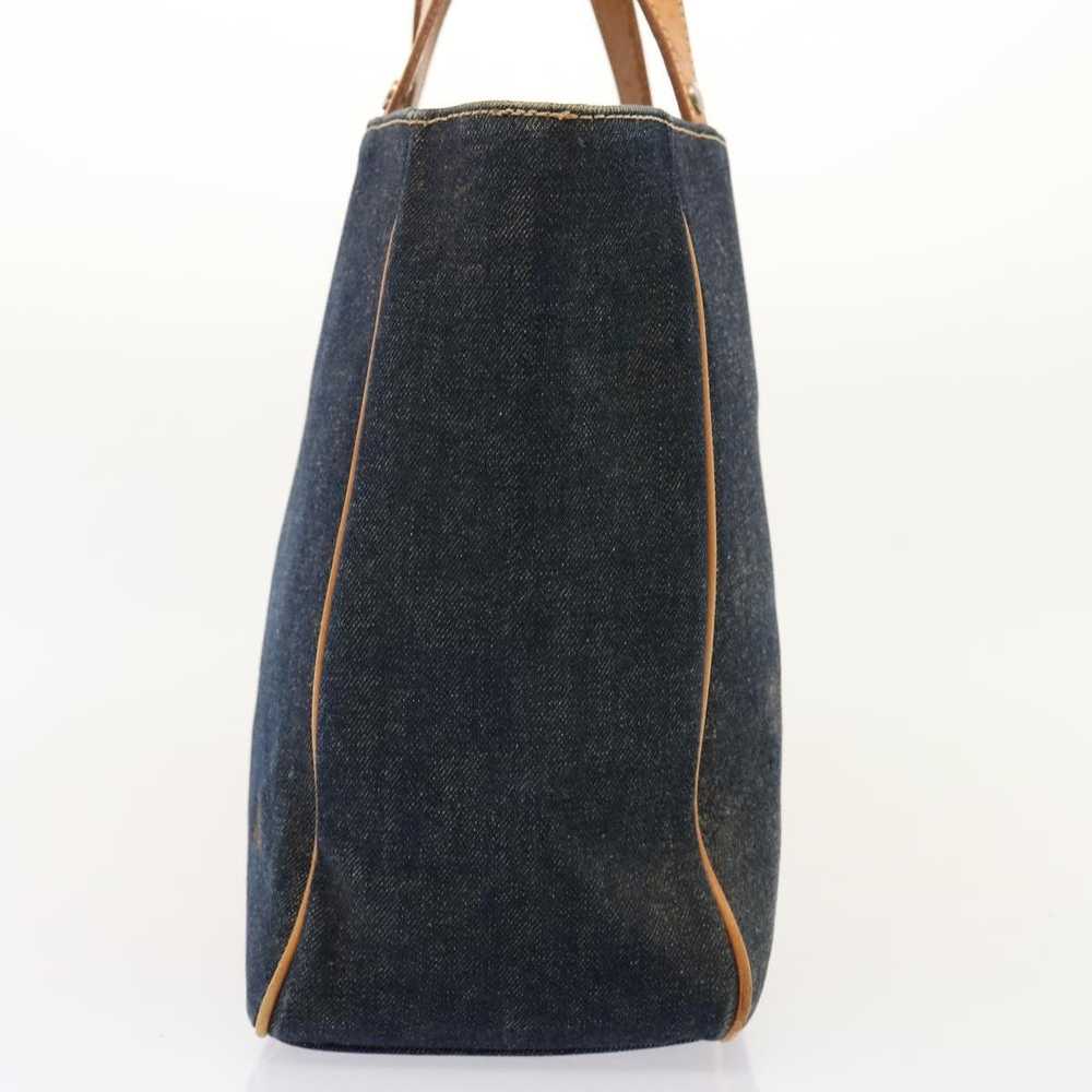 Burberry Navy Canvas Handbag (Pre-Owned) - image 9