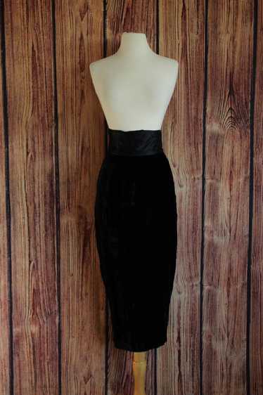 Vintage Vintage 1980s 1990s Pencil Skirt, Flamingo