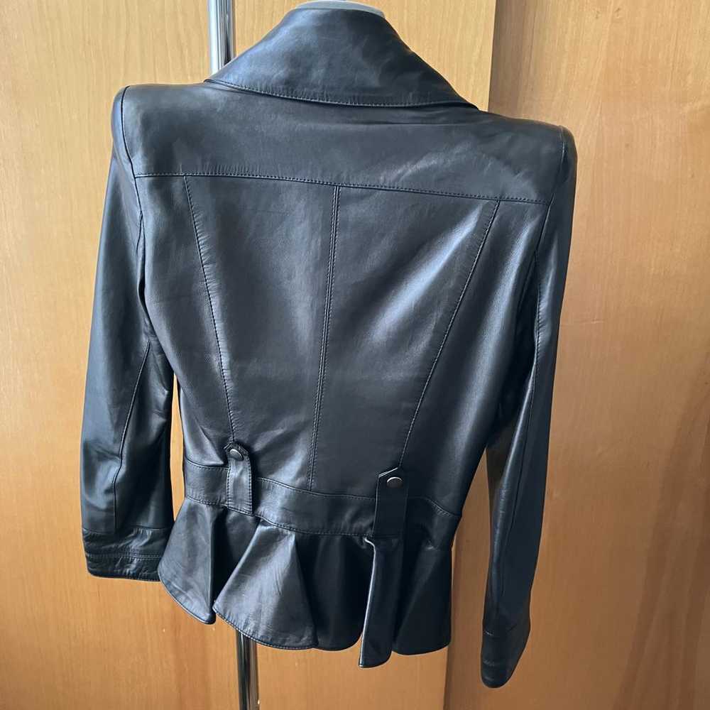 Alexander McQueen Leather biker jacket - image 4