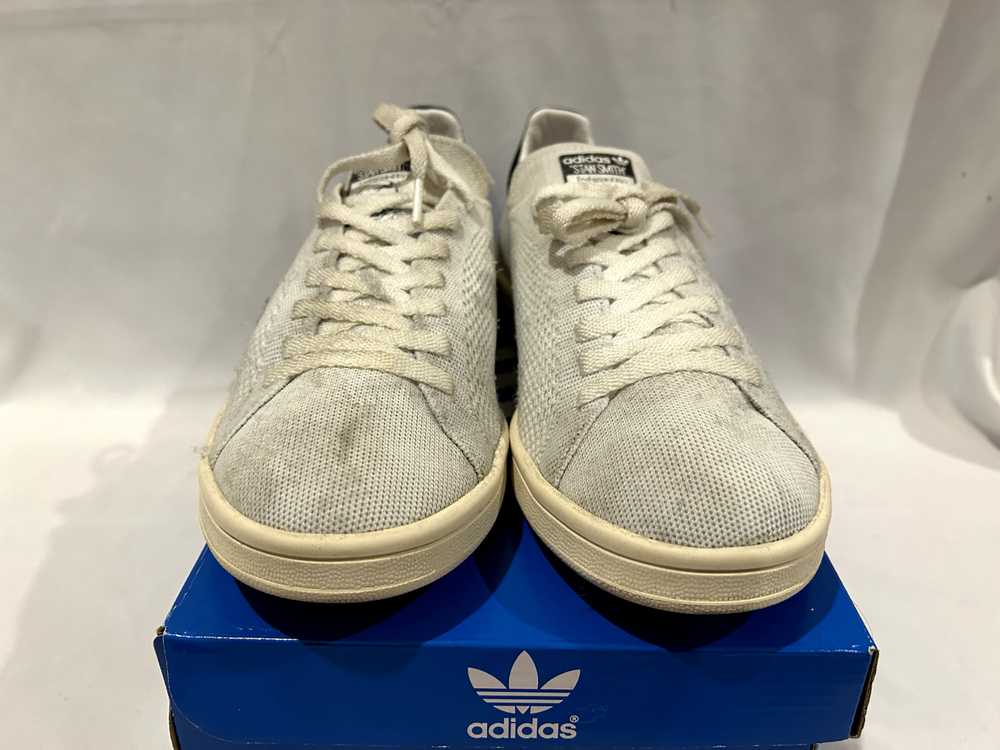 USED Adidas Stan Smith Primeknit White Size 8.5 - image 2