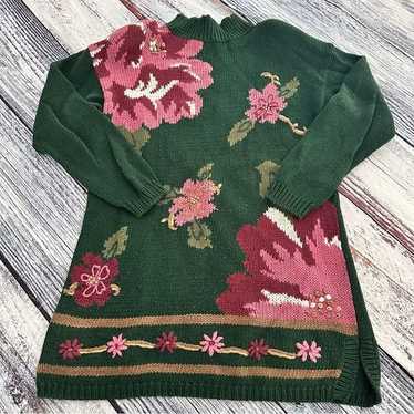 Vintage Vintage “Capacity” 1980’s Long Knit Floral