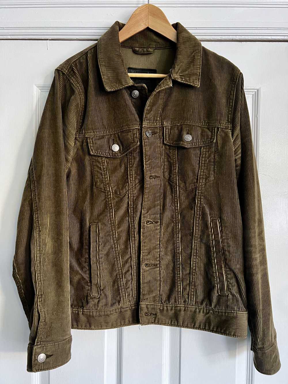 Abercrombie & Fitch Corduroy Trucker Jacket - image 1