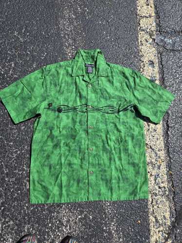 Other No Boundaries button up dice y2k green butto